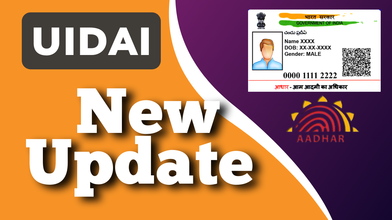 UIDAI New Aadhaar Update 2024