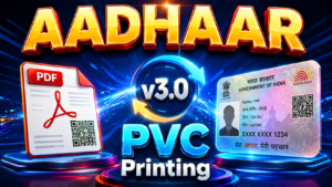 Aadhaar PDF to HD PVC Card Generator — in 2 Seconds