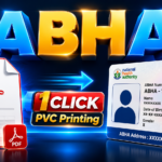 ABHA Card PDF to PVC