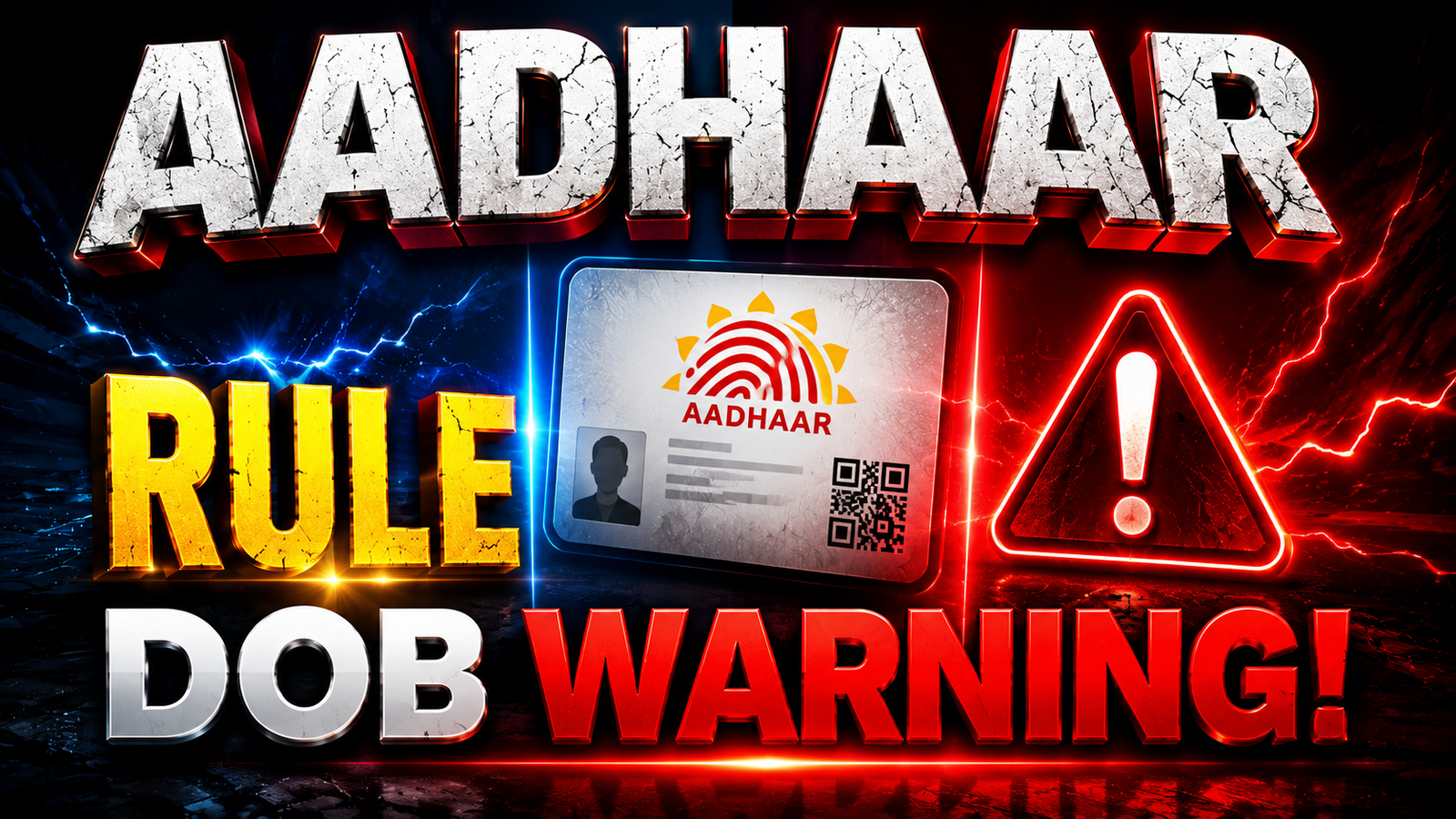 Aadhaar DOB Correction