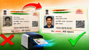 Aadhaar PDF to PVC Card generator Card Design in just 1 click